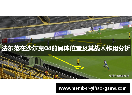 法尔范在沙尔克04的具体位置及其战术作用分析